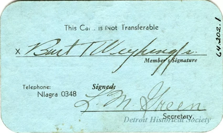 Card, Membership