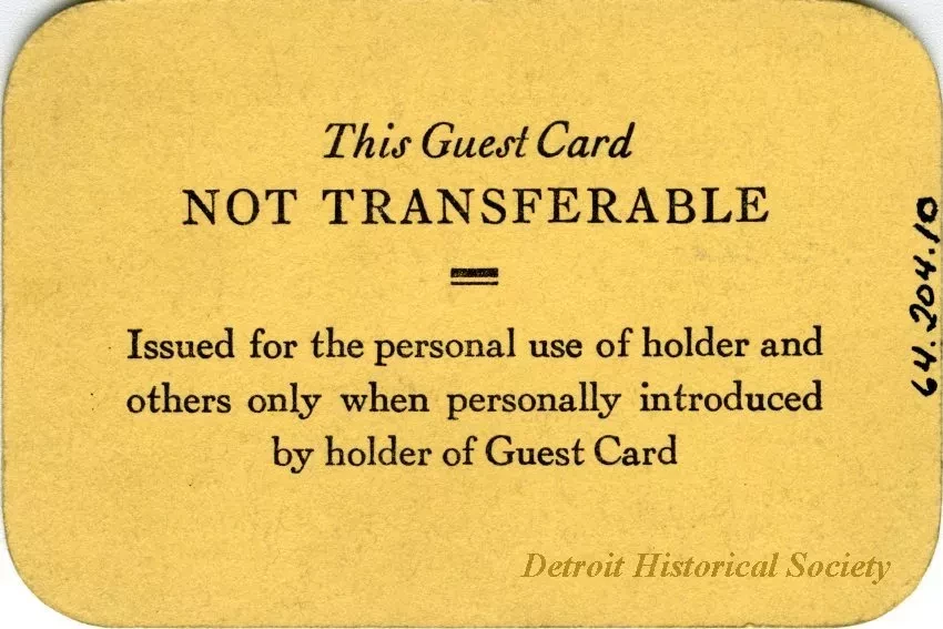 Card, Membership