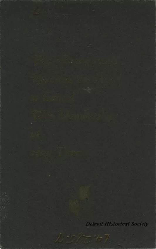 Card, Membership
