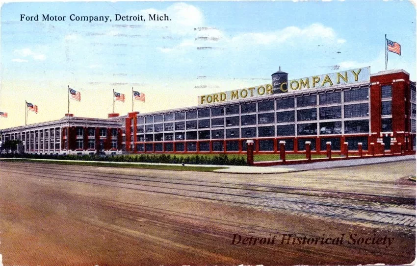 Postcard - Ford Motor Company, Detroit, Mich. - Ford Motor Company, Detroit, Mich.