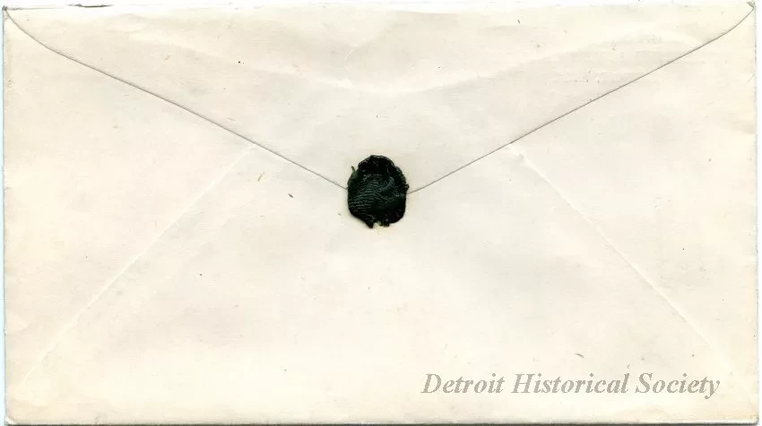 Envelope - The Jewish People in Mercantile, Social, and Professional Life in Detroit