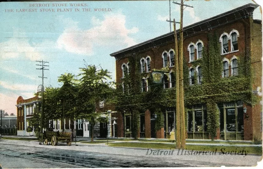 Postcard - Detroit Stove Works. The Largest Stove Plant in the World.