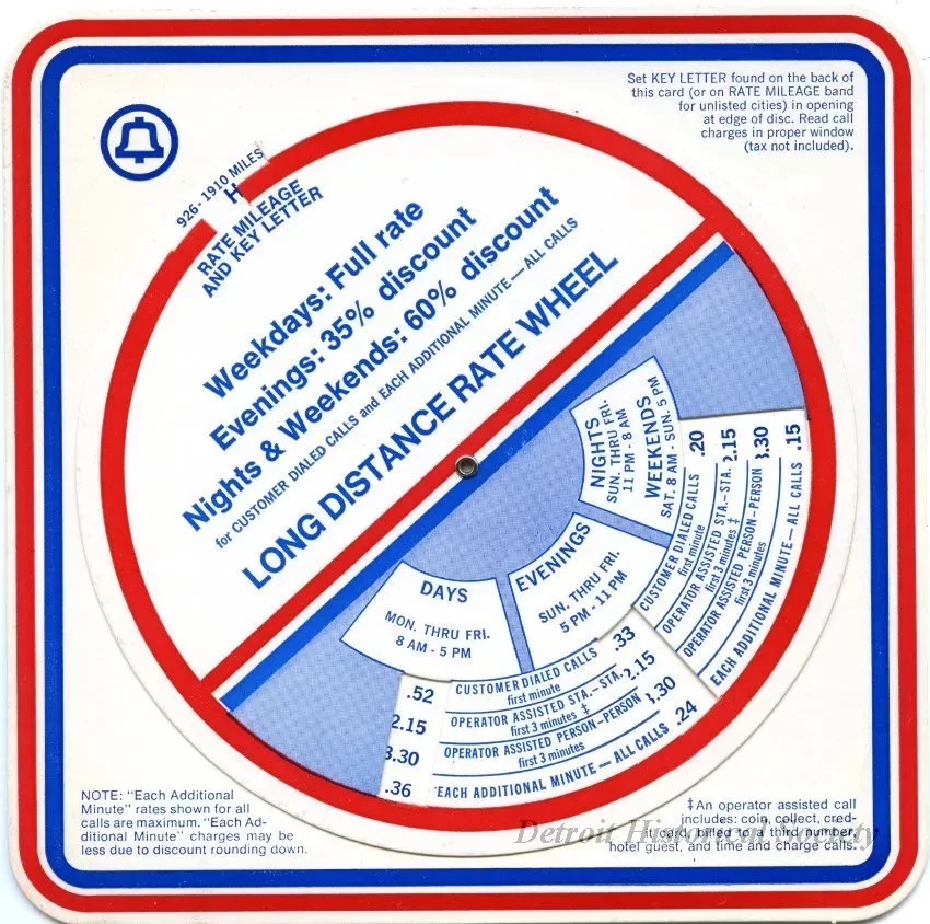 Brochure - Long Distance Rate Wheel