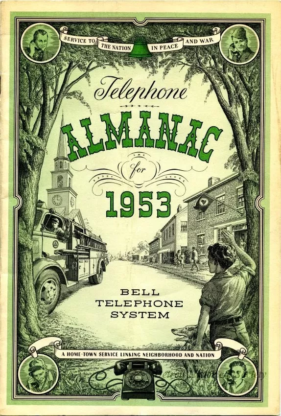 Booklet - Telephone Almanac for 1953