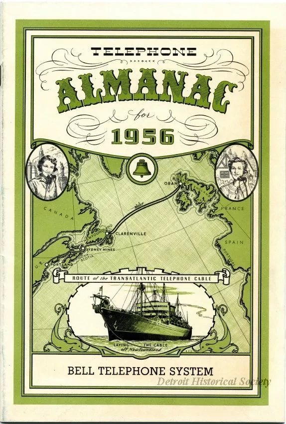 Booklet - Telephone Almanac for 1956