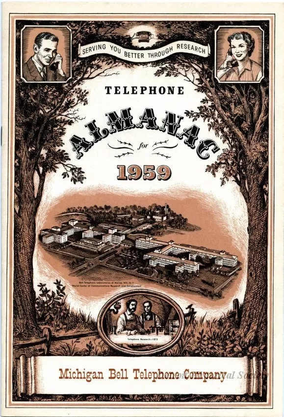 Booklet - Telephone Almanac for 1959