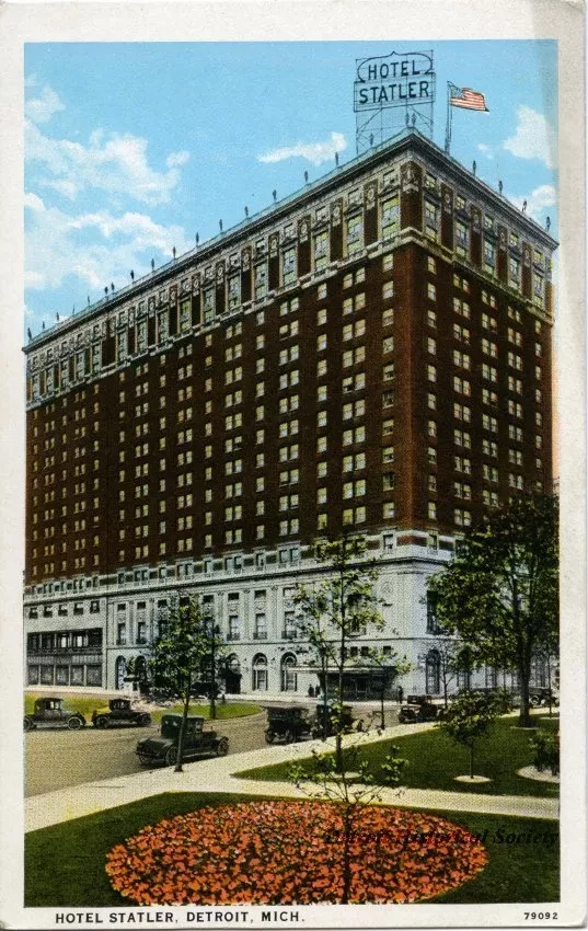 Postcard - Hotel Statler, Detroit, Mich.