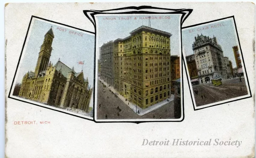 Postcard - Detroit, Mich.