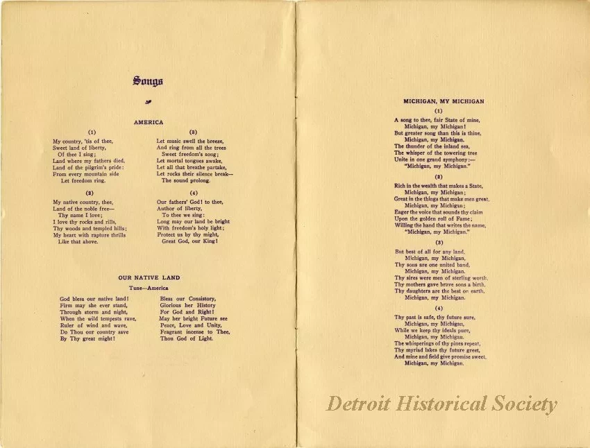 Program - Commandery Class, March, 1912