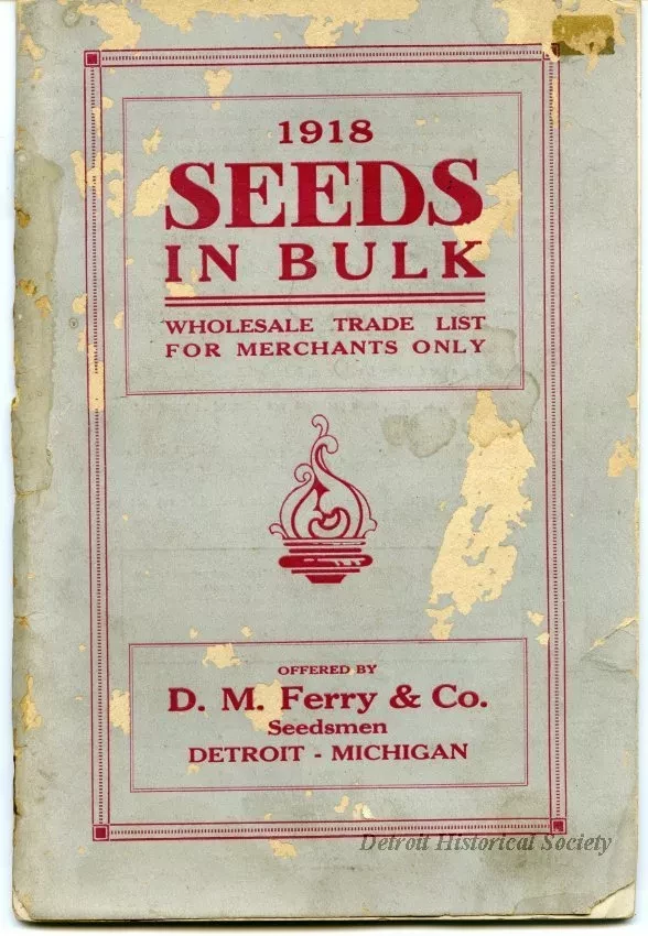 Catalog - 1918 Seeds In Bulk
