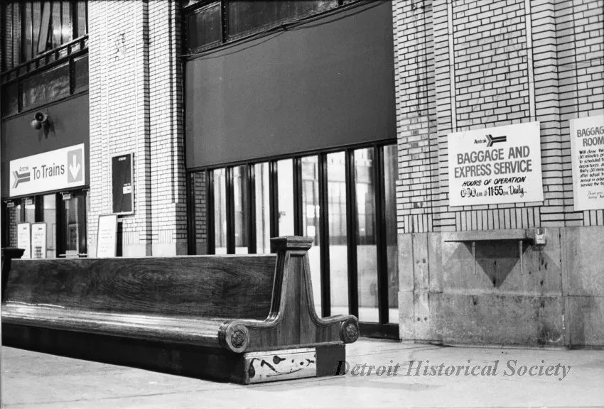 Print, Photographic - Waiting Area, Train Station - Detroit