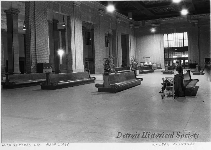Print, Photographic - Mich. Central Sta. Main Lobby