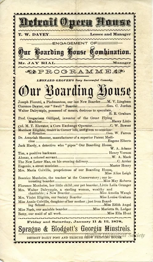 Program, Theater