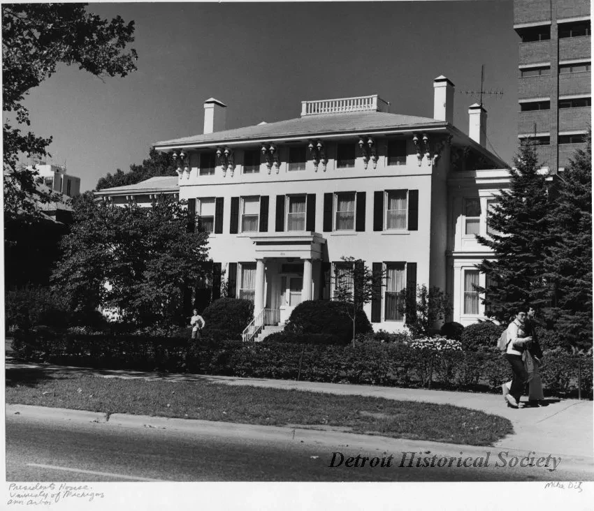 Print, Photographic - President's House, University of Michigan, Ann Arbor
