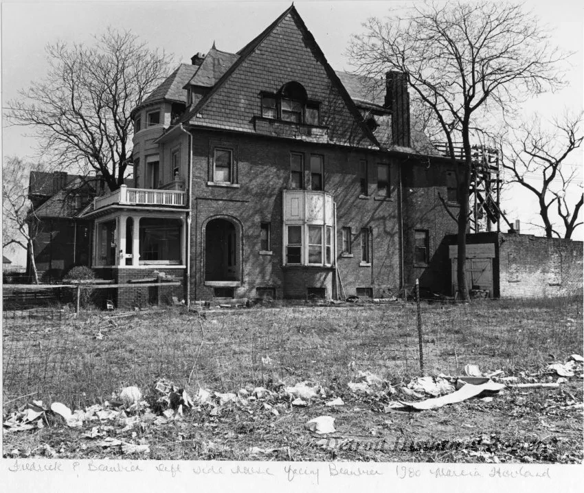 Print, Photographic - Fredrick and Beaubien, left side, house facing Beaubien