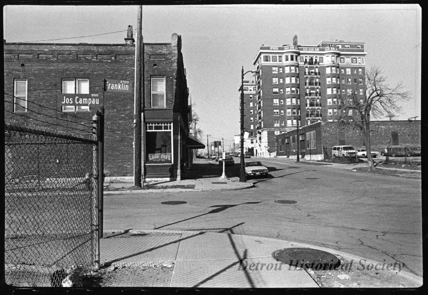 Print, Photographic - Looking North (Plaza Cafe Built 1890)