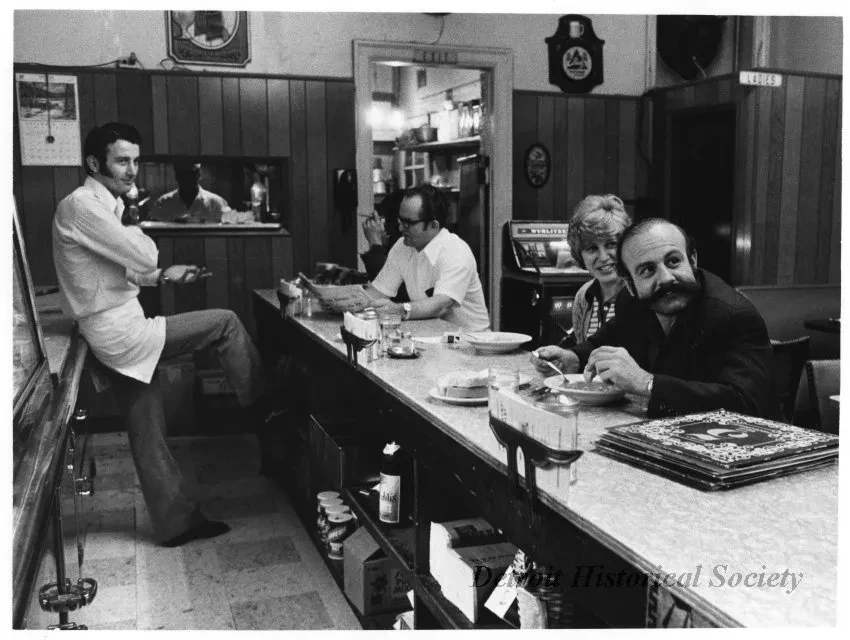 Print, Photographic - International Restaurant, 561 Monroe, Greektown, Detroit