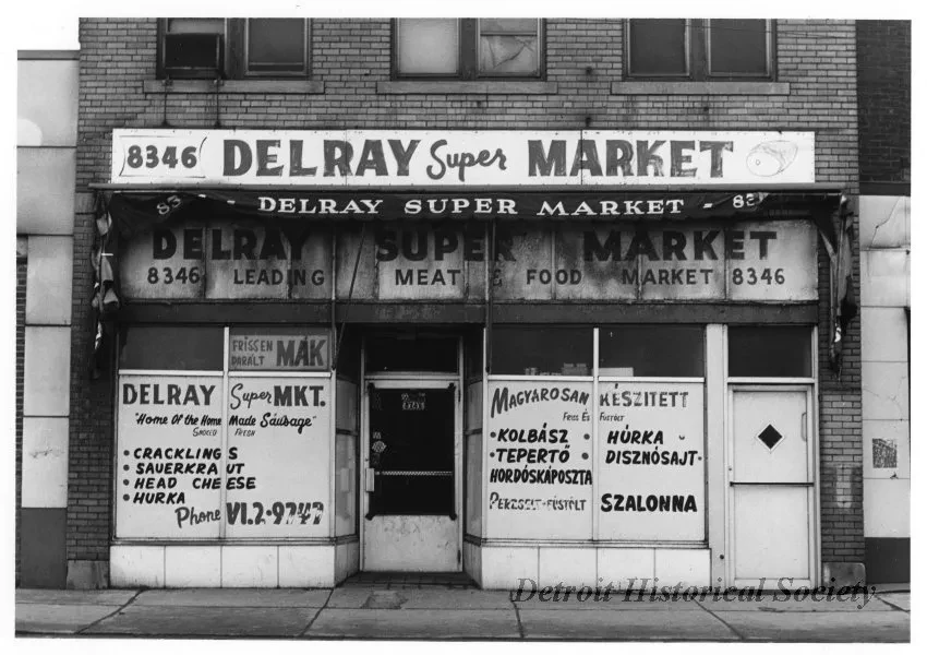 Print, Photographic - Delray Super Market, 8346 W. Jefferson