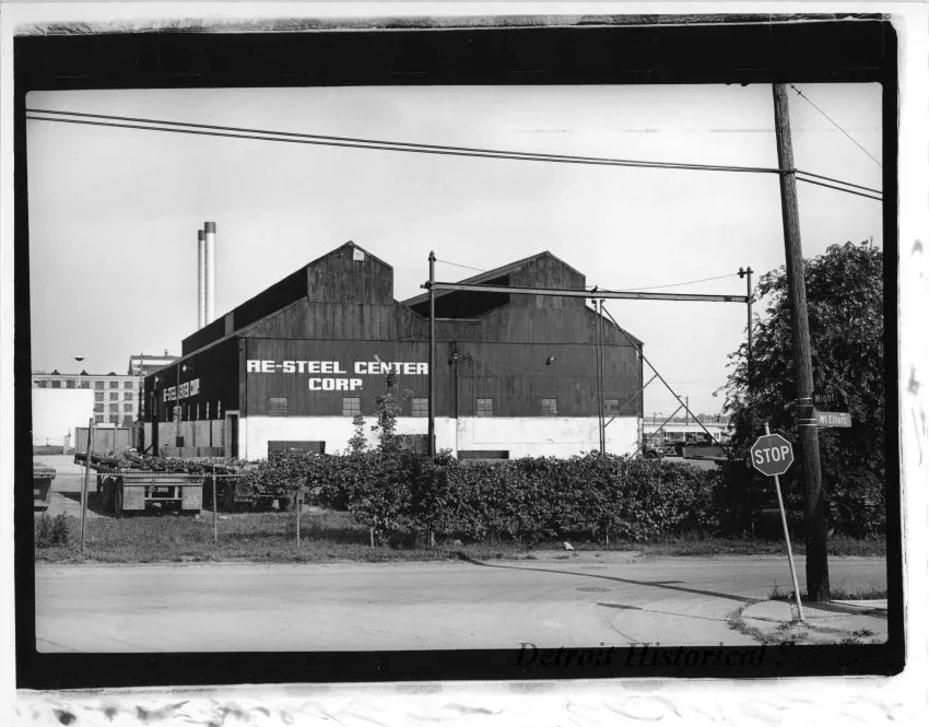 Print, Photographic - The Re-Steel Center Corporation, East Side on Wight and Mt. Elliot