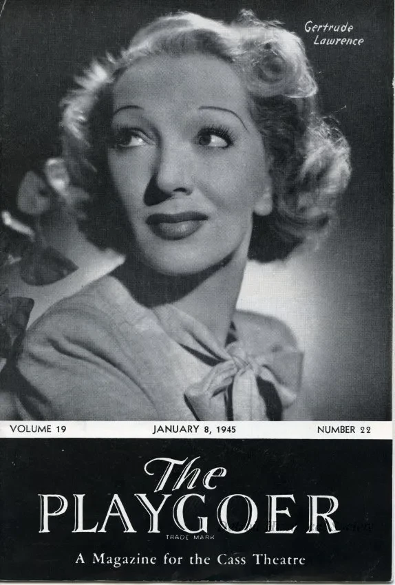 Program, Theater - The Playgoer, Volume 19, Number 22