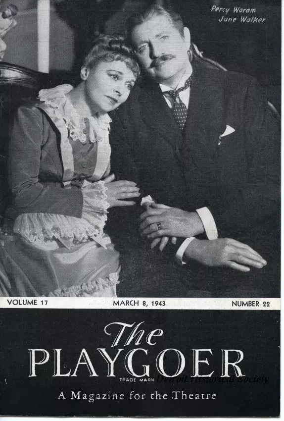 Program, Theater - The Playgoer, Volume 17, Number 22