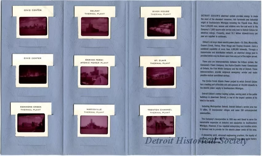 Transparency, Slide - The Detroit Edison Company