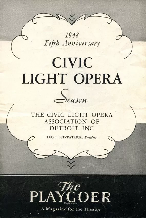 Program, Theater - The Playgoer