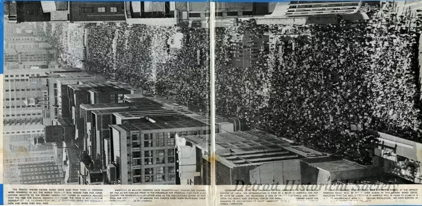 Album, Record - The Great March to Freedom, Rev. Martin Luther King Speaks, Detroit June 23, 1963
