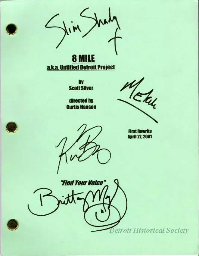 Script - 8 Mile, a.k.a. Untitled Detroit Project