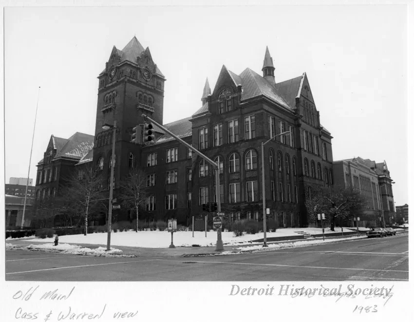 Print, Photographic - Old Main, Cass & Warren View