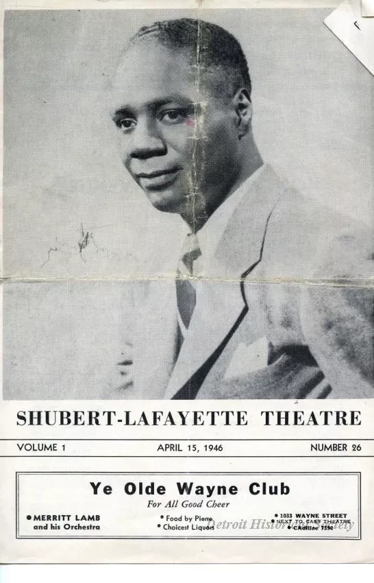 Program - Shubert-Lafayette Theatre Vol. 1 No. 26