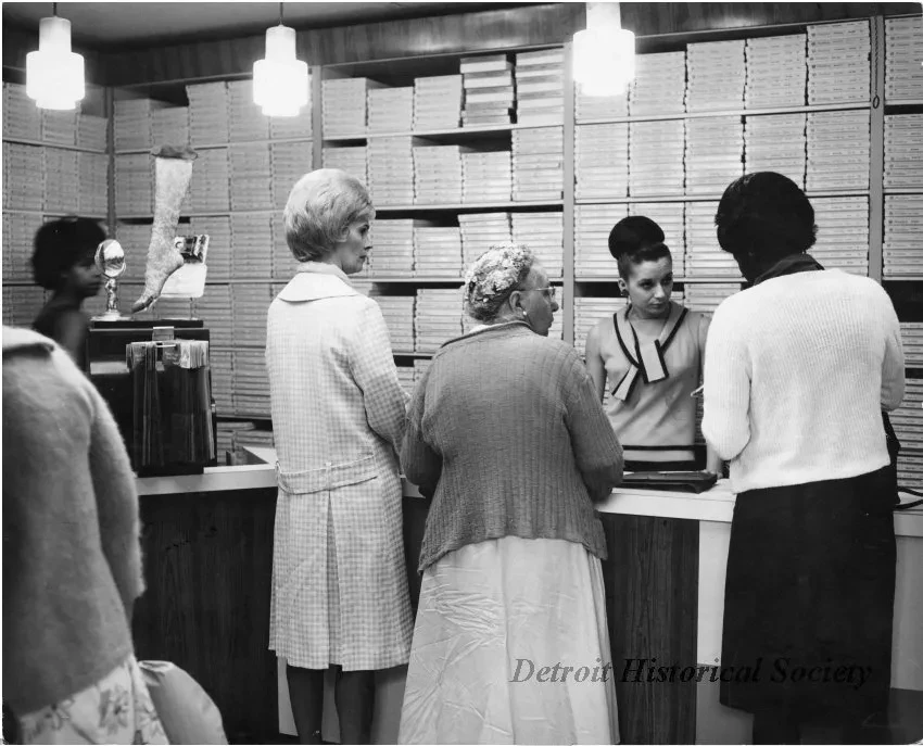 Print, Photographic - Interior of Parklane Hosiery Store
