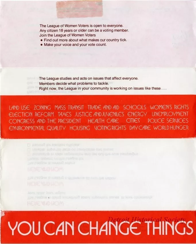 Brochure - You Can Change Things