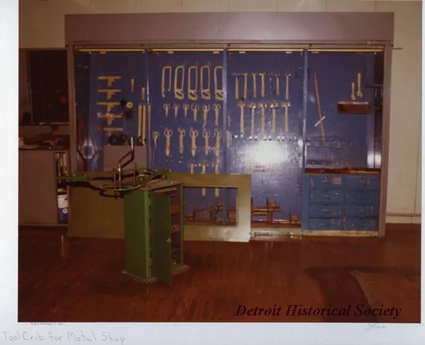 Print, Photographic - Tool Crib for Metal Shop