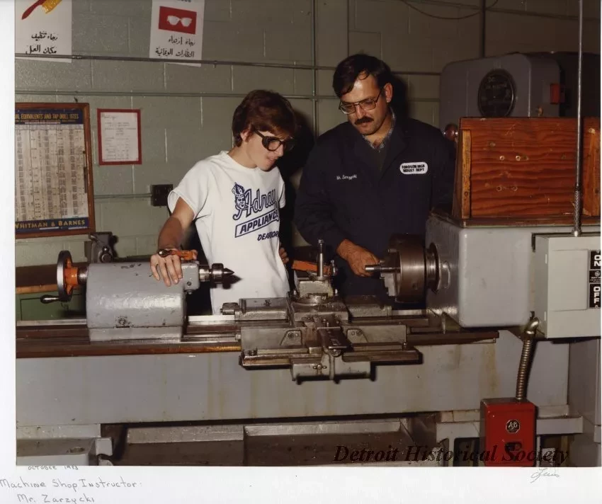Print, Photographic - Machine Shop Instructor Mr. Zarzycki