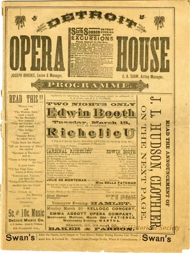 Program, Theater