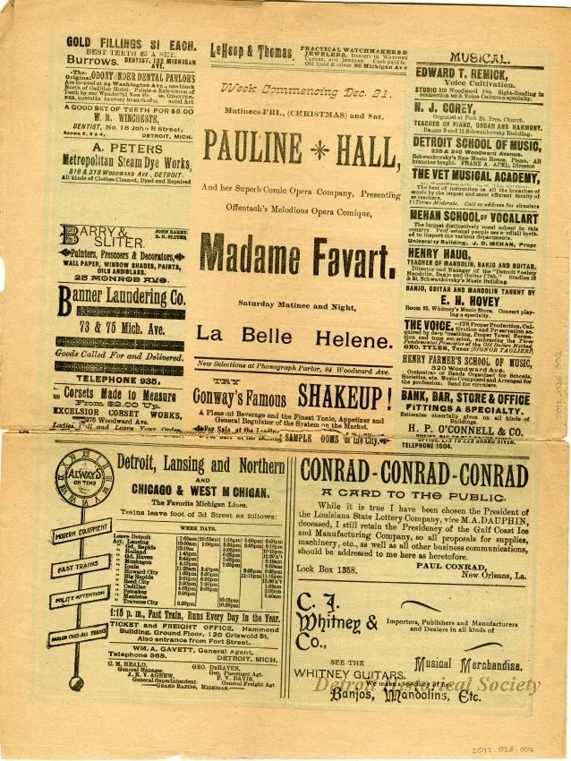 Program, Theater