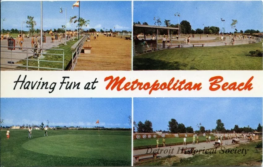 Postcard - Having Fun at Metropolitan Beach