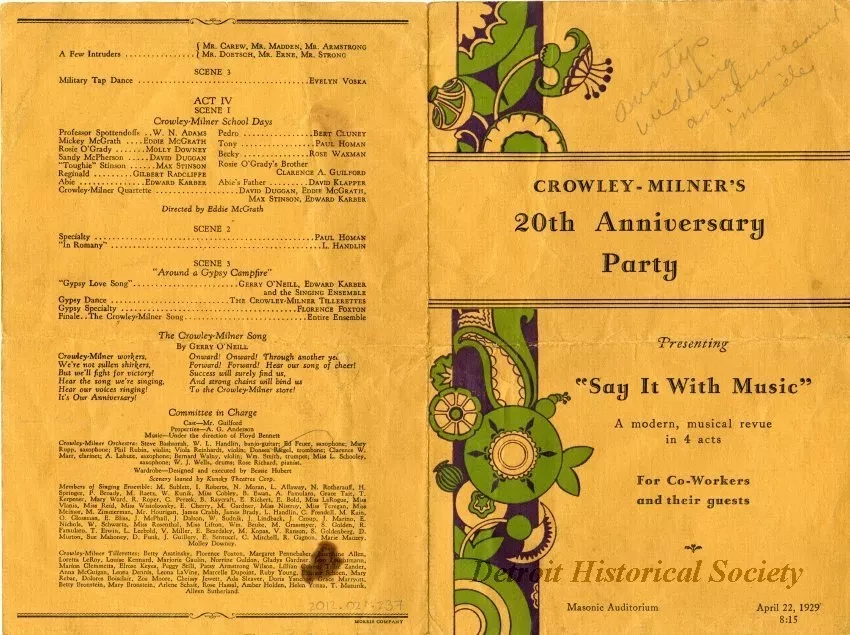 Program, Theater