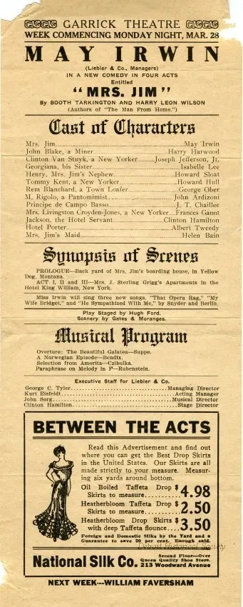Program, Theater