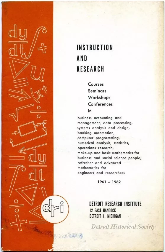 Booklet - Detroit Research Institute