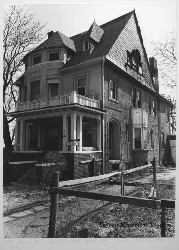 Print, Photographic - 544 Frederick, Front and Left Side of House
