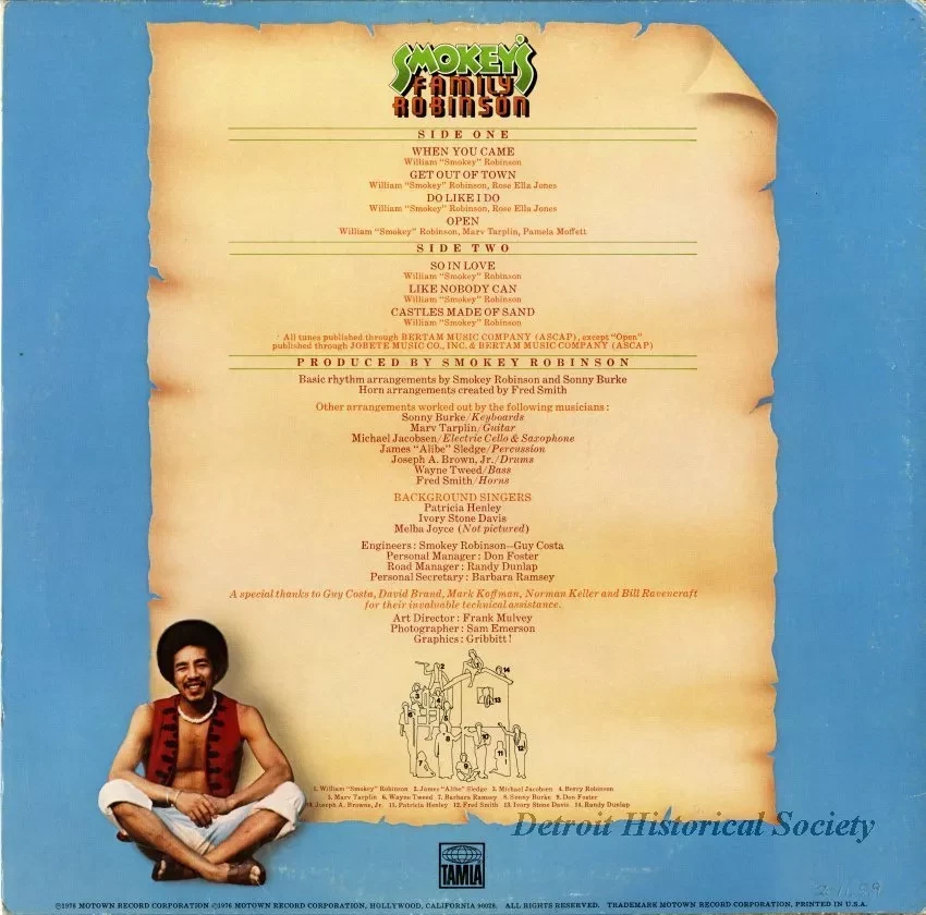 Record, Phonograph - Smokey's Family Robinson