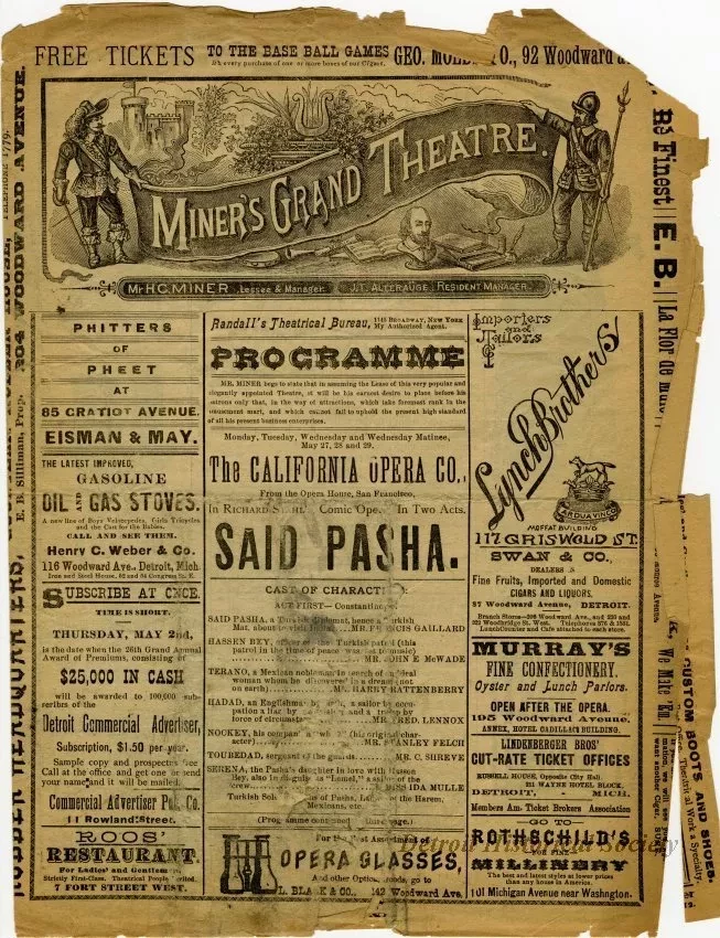 Program, Theater