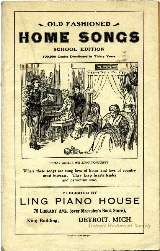 Booklet - Old Fashioned Home Songs - School Edition
Ling Piano House
