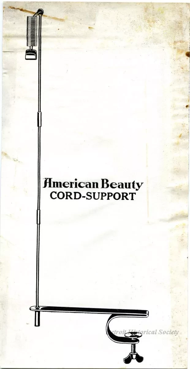 Brochure - a. American Beauty Adjustable-Automatic Electric Iron
b. American Beauty Cord-Support