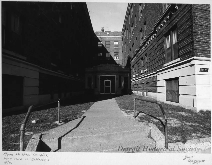 Print, Photographic - Plymouth Hotel Complex, West Side of Jefferson