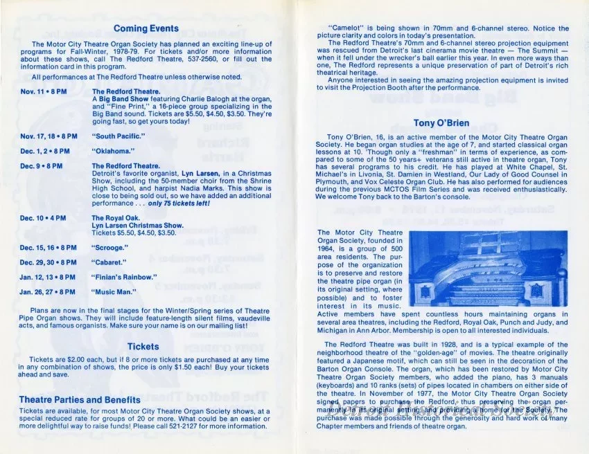 Program, Theater