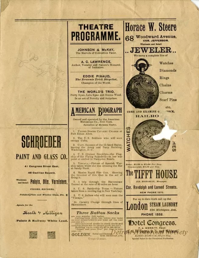 Program, Theater