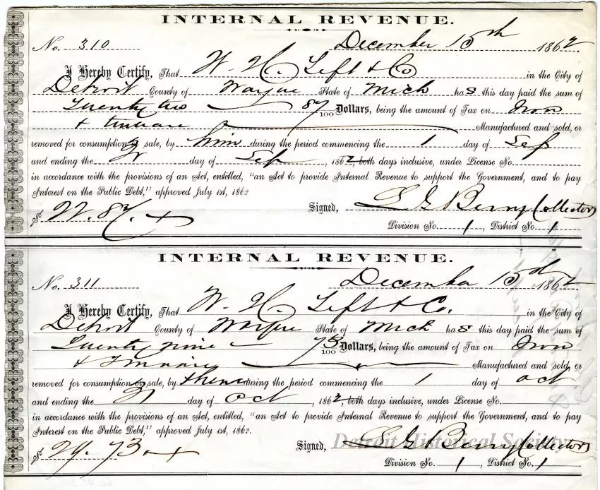 Receipt - Income Tax Receipt